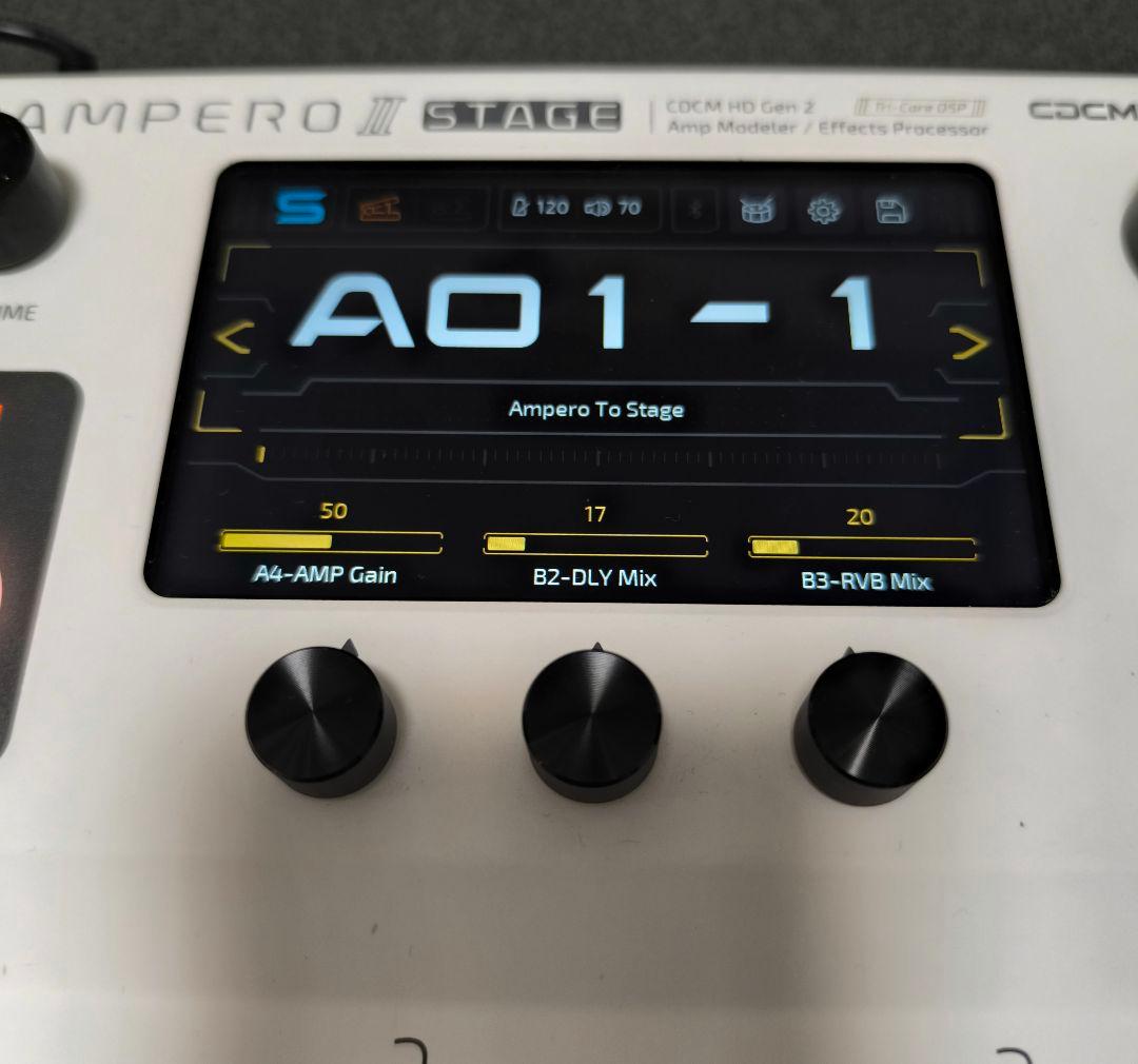 ギター hotone Ampero II Stage