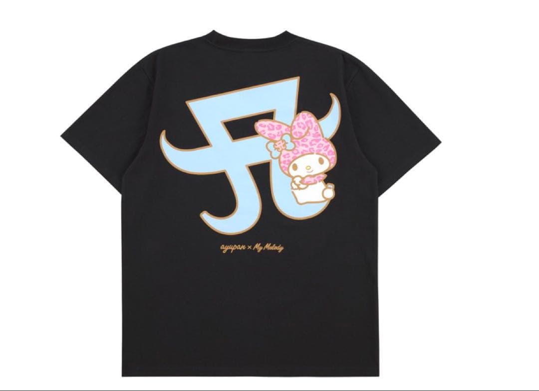 浜崎あゆみ　マイメロ×コラボTシャツ　ブラック　Lサイズ