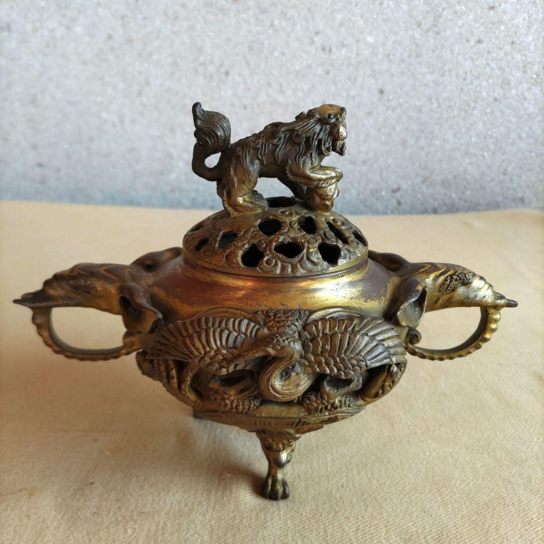 中国　乾隆年製　香炉