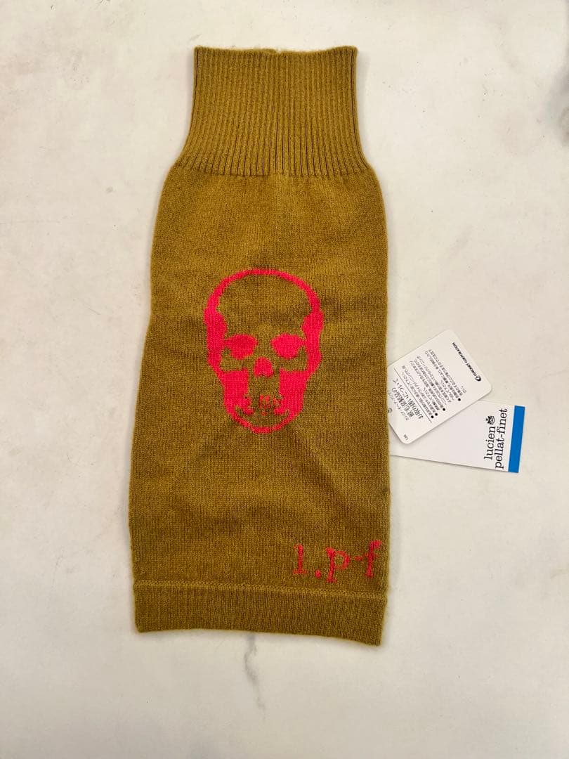 ルシアンペラフィネ カシミヤ ニット セレブ スカル 小型犬 犬服