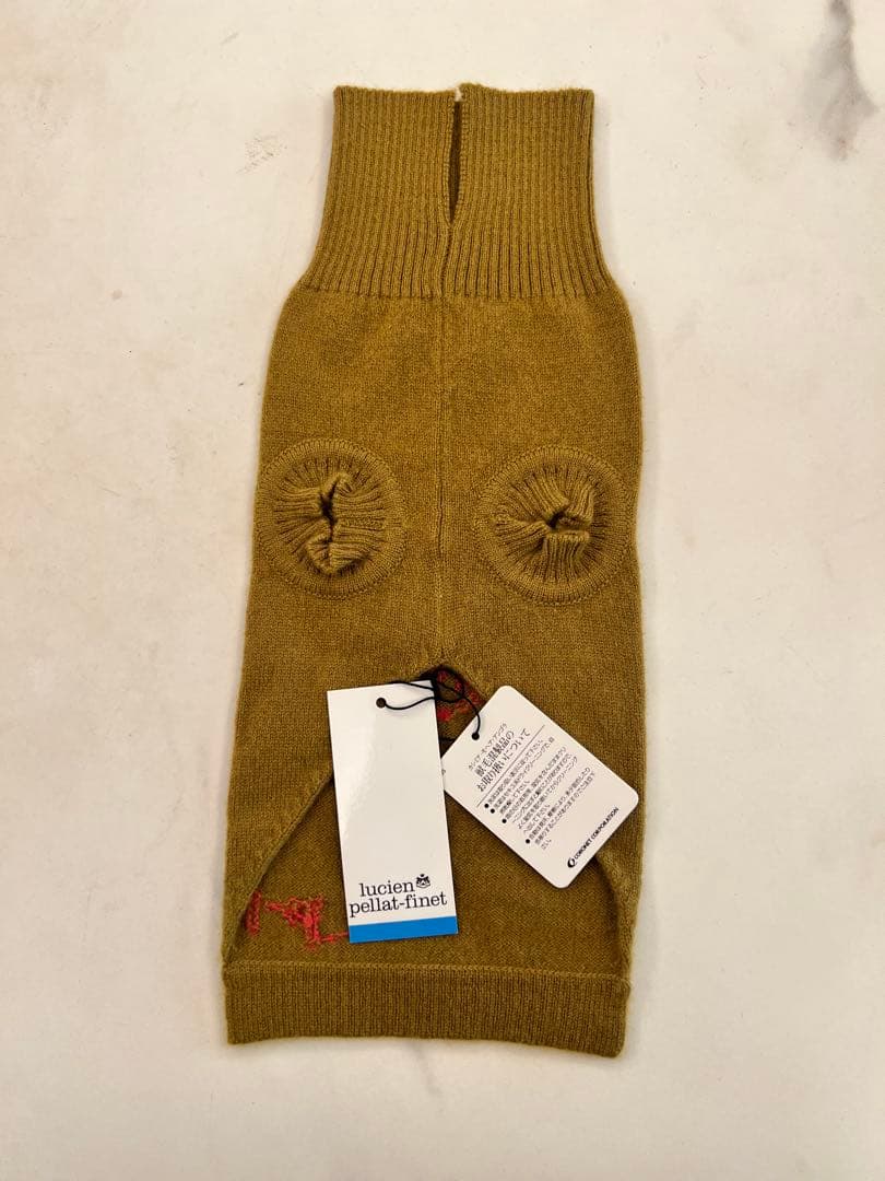 ルシアンペラフィネ カシミヤ ニット セレブ スカル 小型犬 犬服