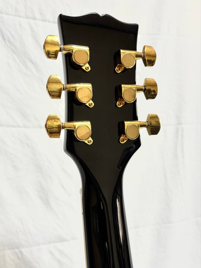 【新品弦張替済】Maison レスポール カスタム レフティー ブラック