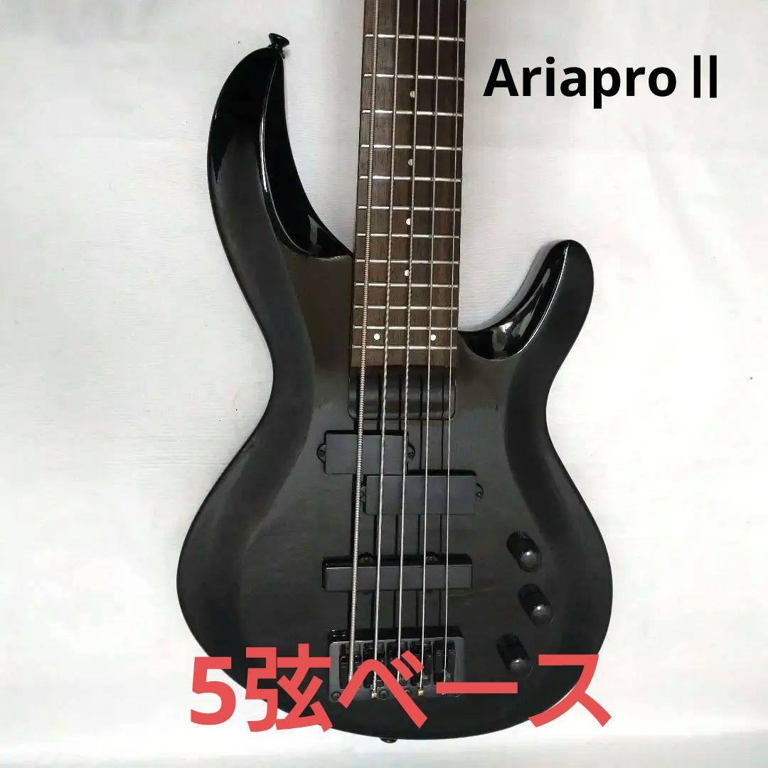 【美品！】AriaProⅡ IGB-STD/5B MBK 5弦ベース