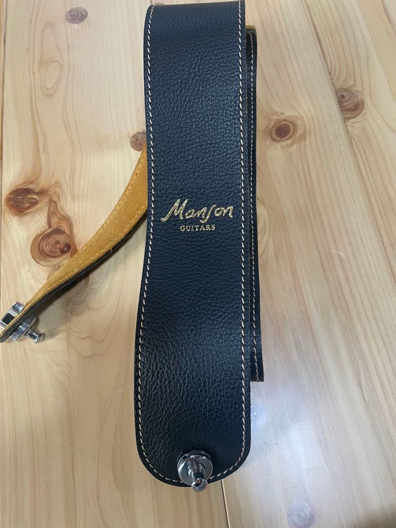 ギター Manson Guitar Deluxe Leather strap