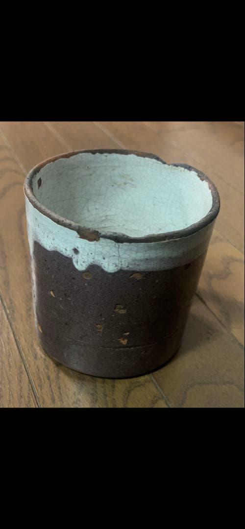 フランスアンティーク　キュノワールマグカップ(シードル用カップ)／CulNoir