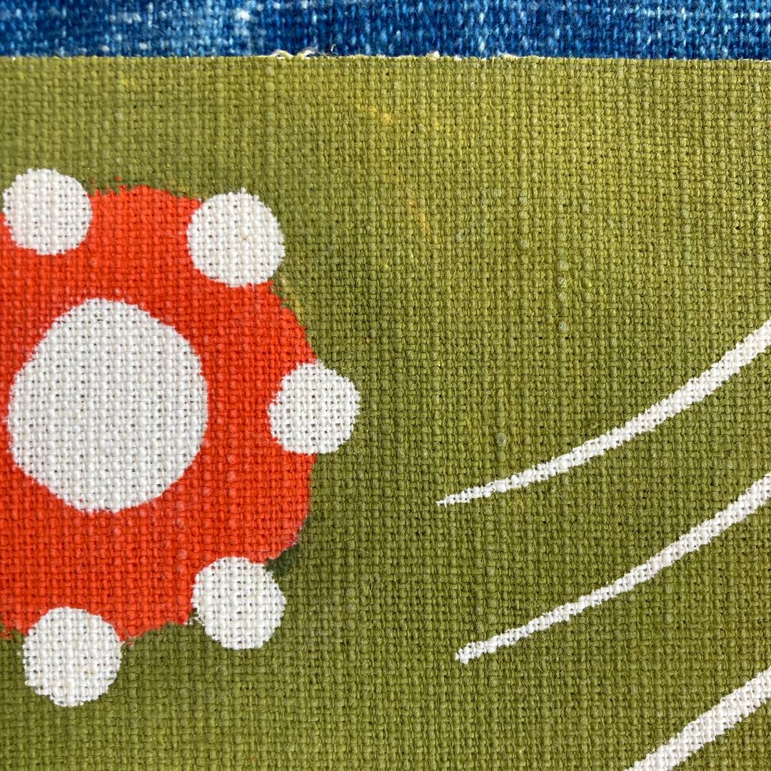 柚木沙弥郎  型染絵（大）　京人形