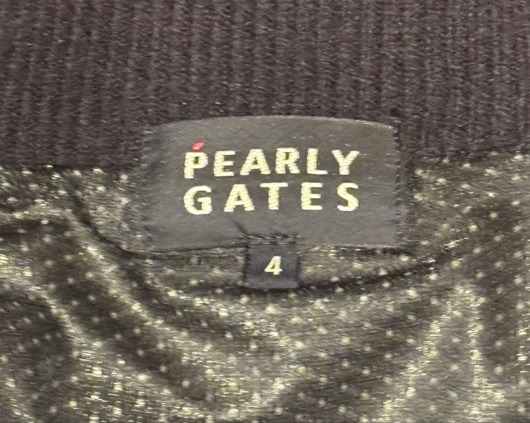 PEARLY GATES パーリーゲイツ ニットジップアップジャケット サイズ4