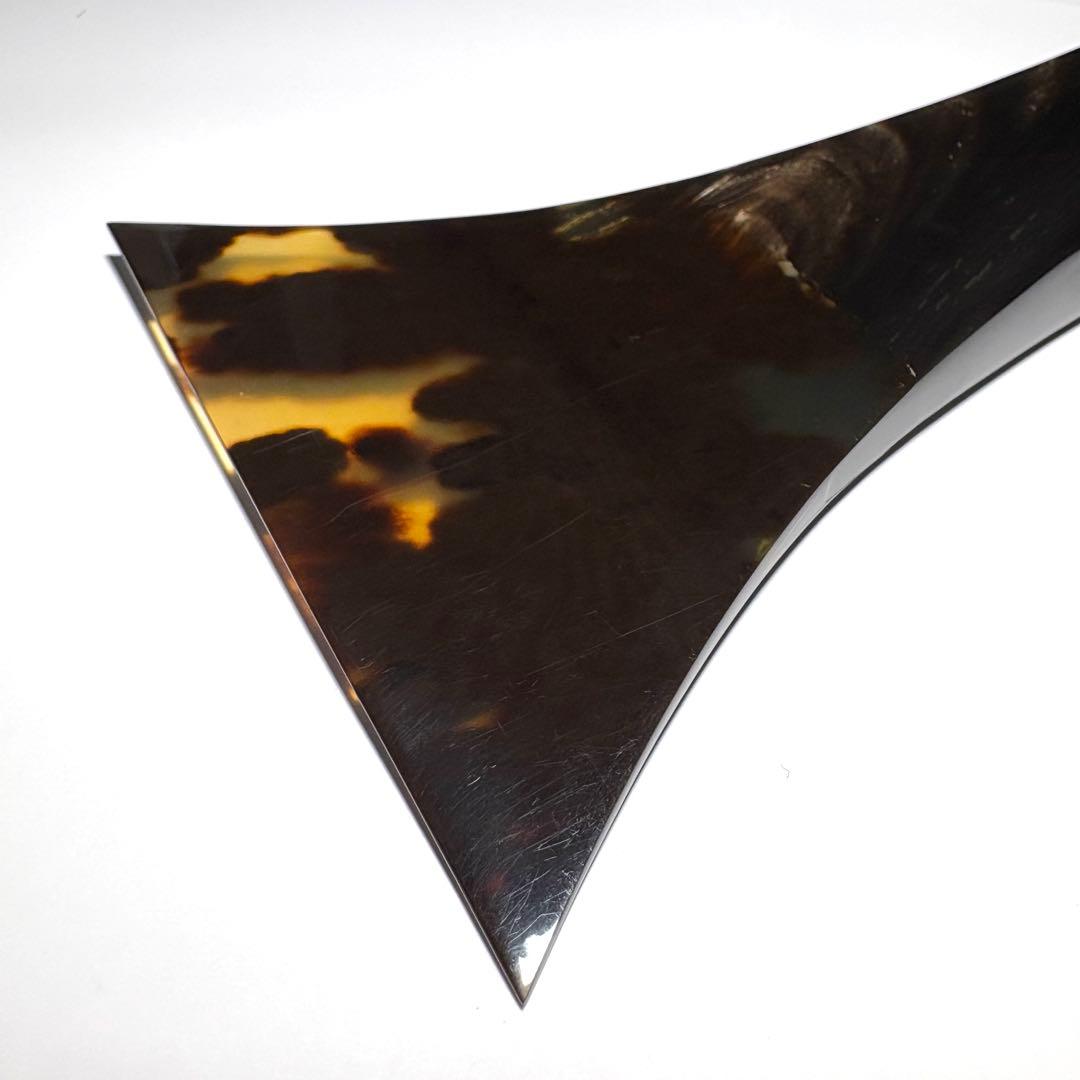 本鼈甲 三味線撥 撥先約89mm 全長180mm 重量118g 高級天然素材