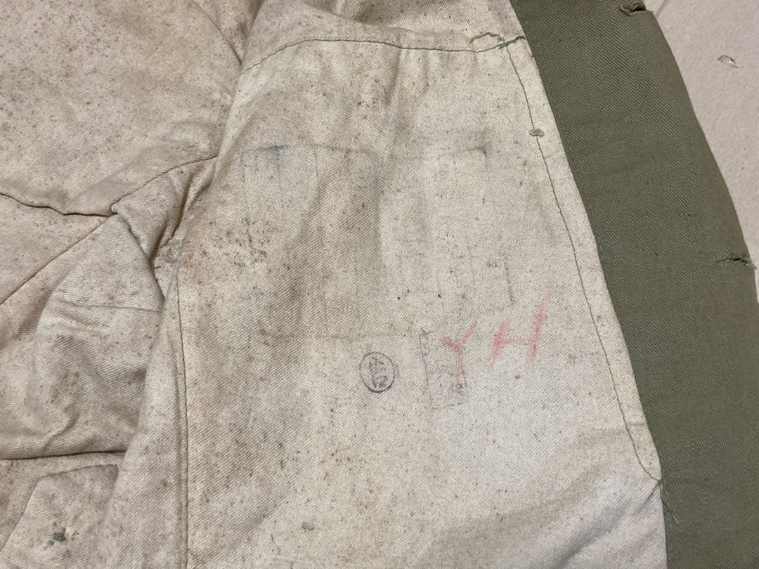 実物　日本陸軍　軍服　上下