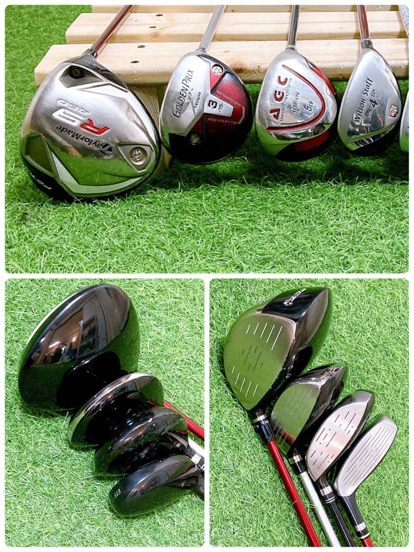 2.テーラメイド　初心者オススメ　メンズセット　 ゴルフクラブ　12本　右利き