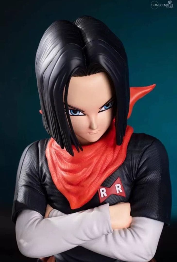 ドラゴンボール 人造人間18号17号 ガレキ ガレージキット スタチュー X①