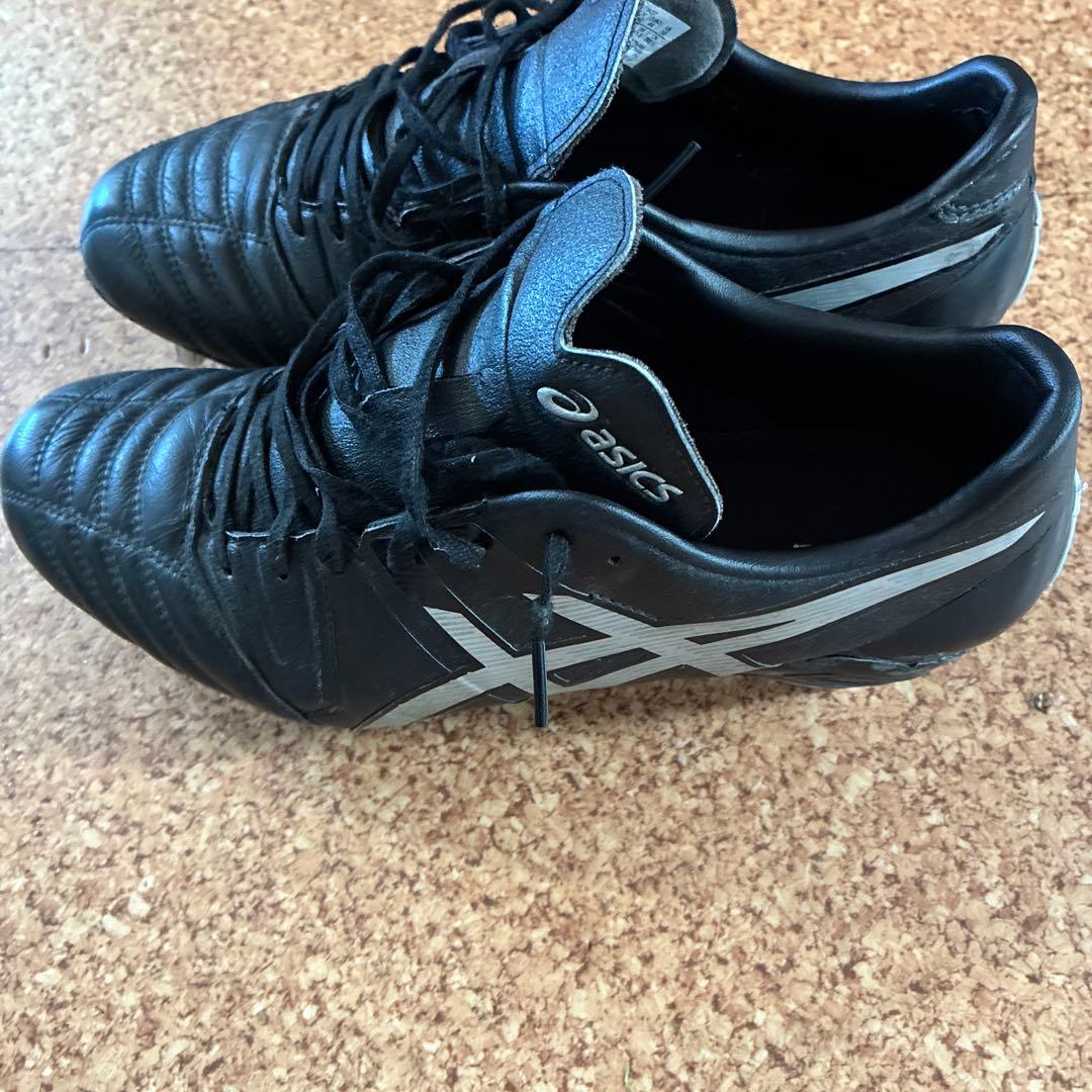 asics サッカーシューズ 黒 鉄スパイク　取り替え