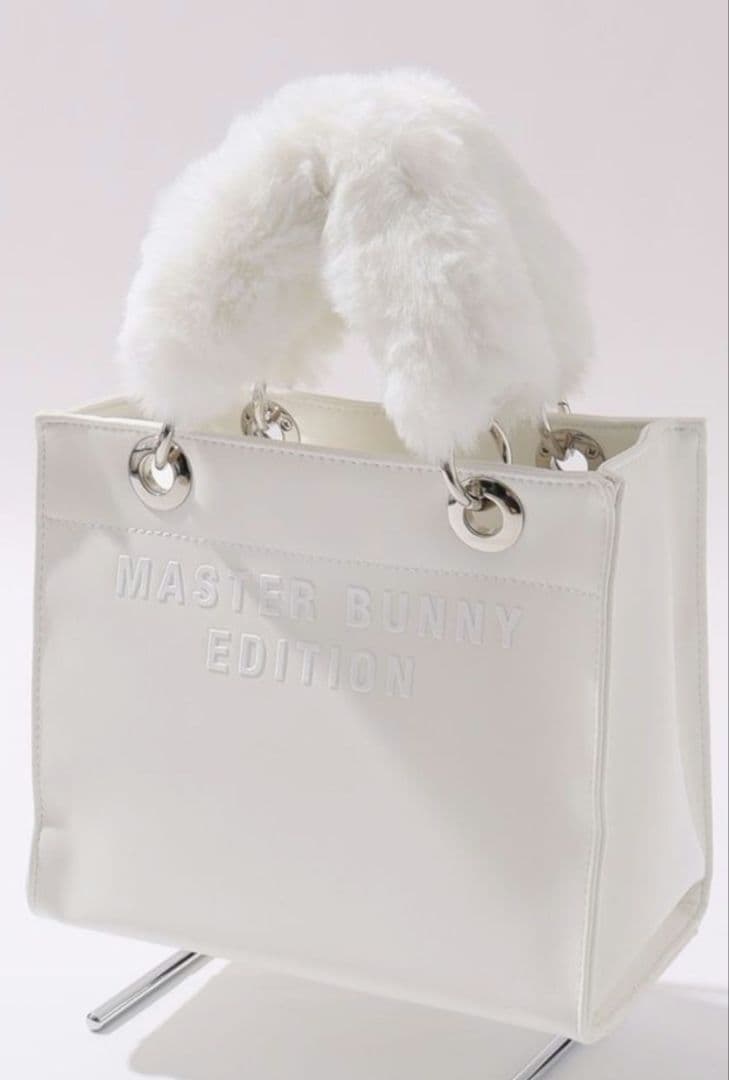 新品未使用★パーリーゲイツ マスターバニー カートバッグ フェイクファーハンドル