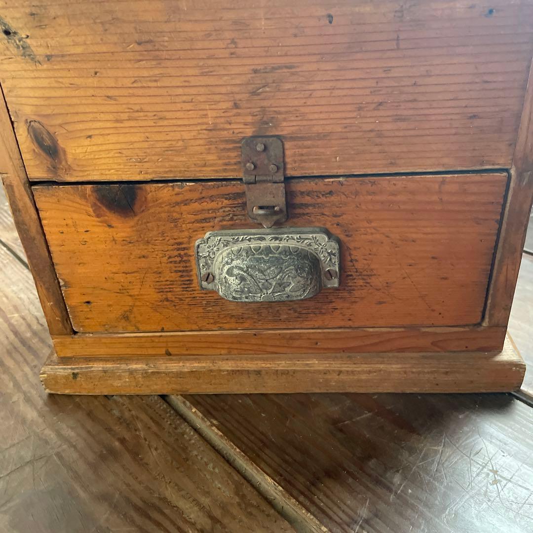レア　アンティーク　レトロ　銭箱　当時物　希少品　小物入れ