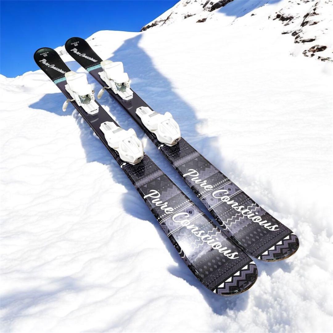 PURE CONSCIOUS ショートスキー ミッドスキー 125cm スキー板