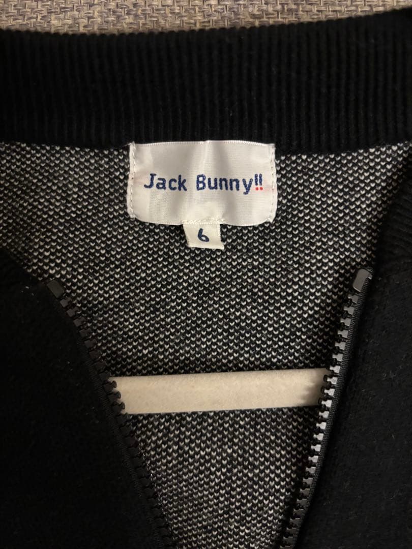 JB BACKロゴジャガードジップブルゾン ビッグロゴ