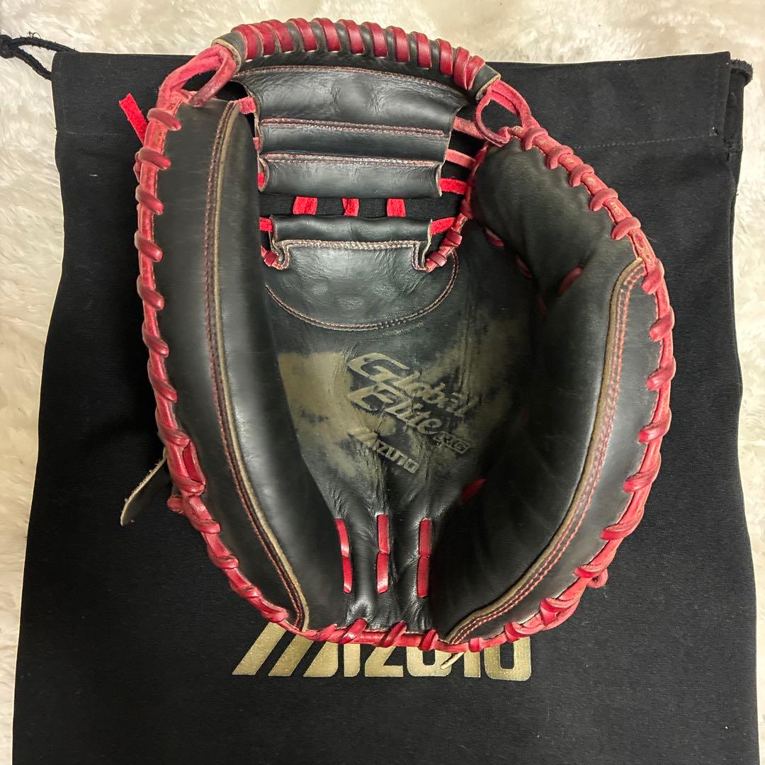 ミズノ　グローバルエリート　少年軟式用キャッチャーミット