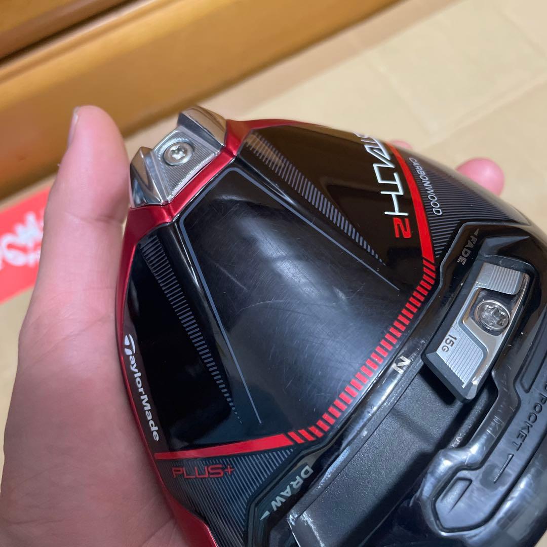 テーラーメイドstealth2plusヘッドのみヘッドカバー付き