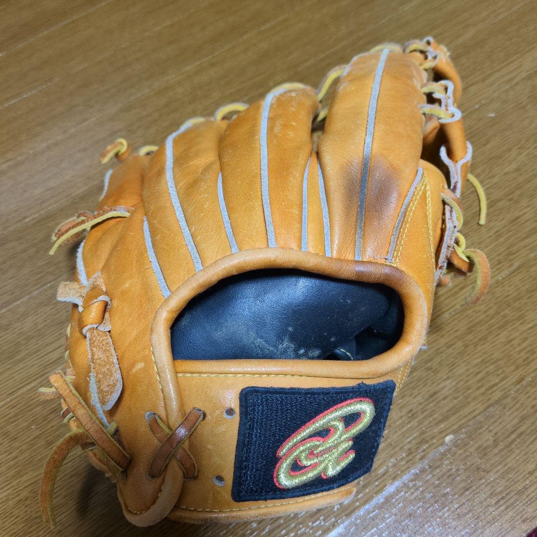 Donaiya オレンジ 野球グローブ　軟式用