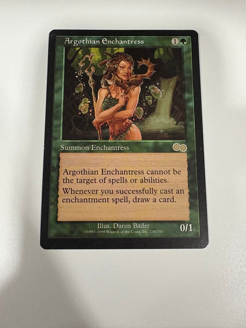 アルゴスの女魔術師/Argothian Enchantress USG英語mtg