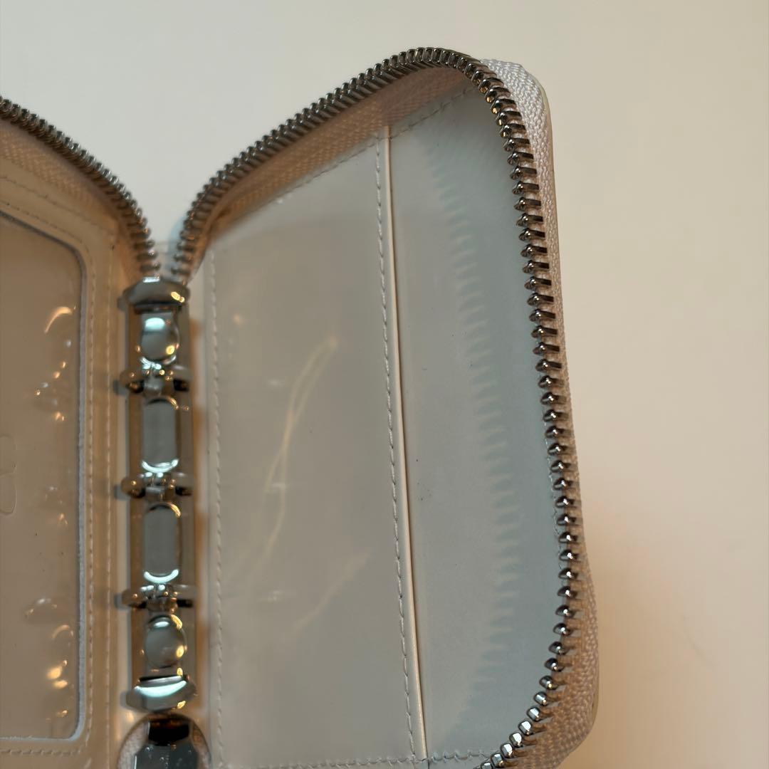 バインダー　ウォレット　アイボリー　韓国　貯金