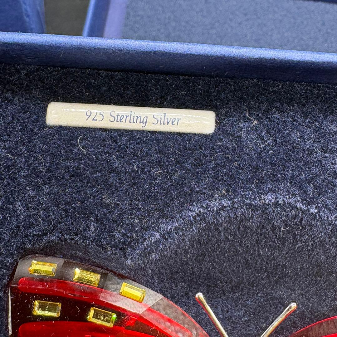 箱付き　スワロフスキー 置物 インテリア バタフライ アデナ 　no.175