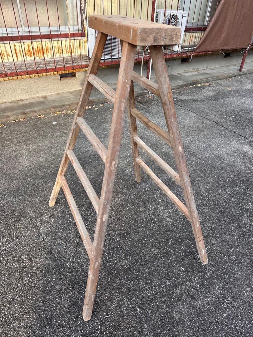 木製脚立 6段 ナチュラルウッド