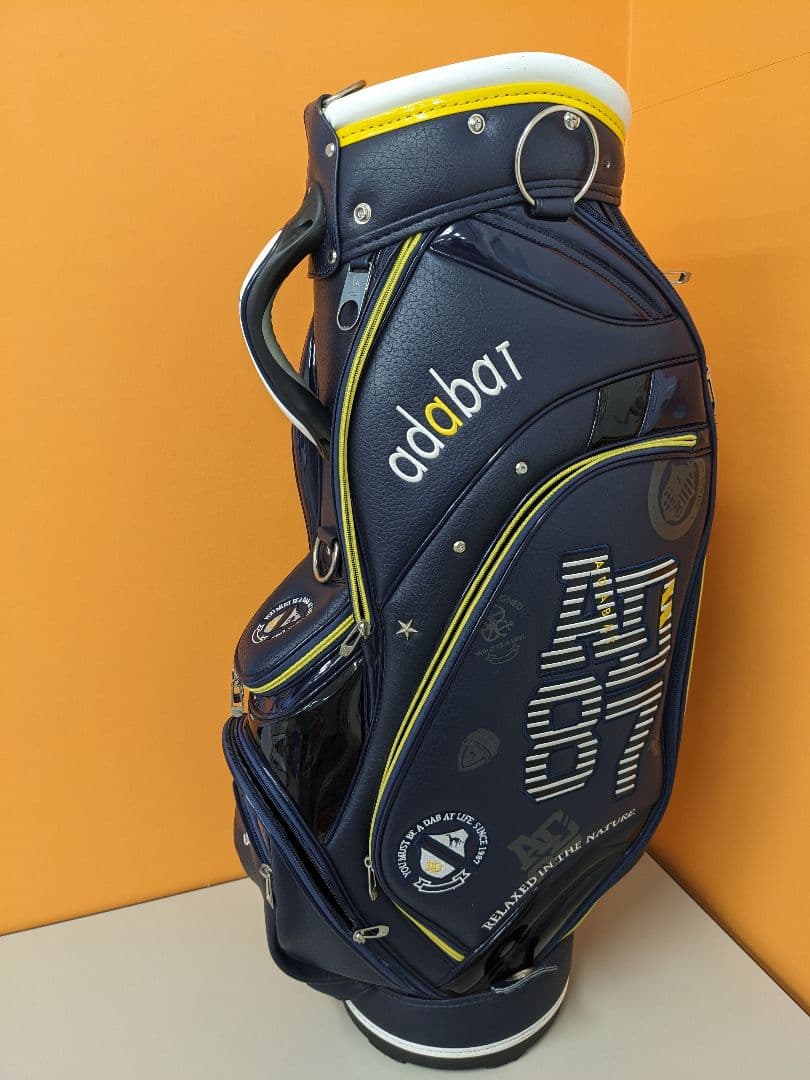 ❶ アダバット adabat AD87 合皮 ネイビー　キャディーバッグ