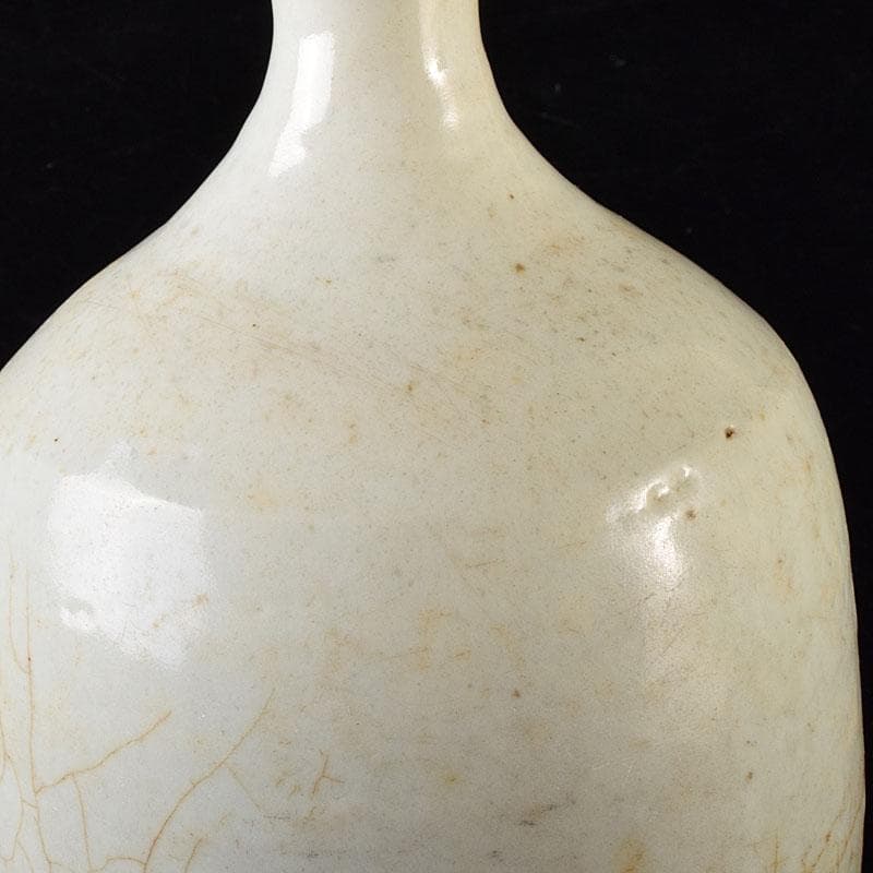 朝鮮美術　李朝　高麗白磁　徳利　V　R7998