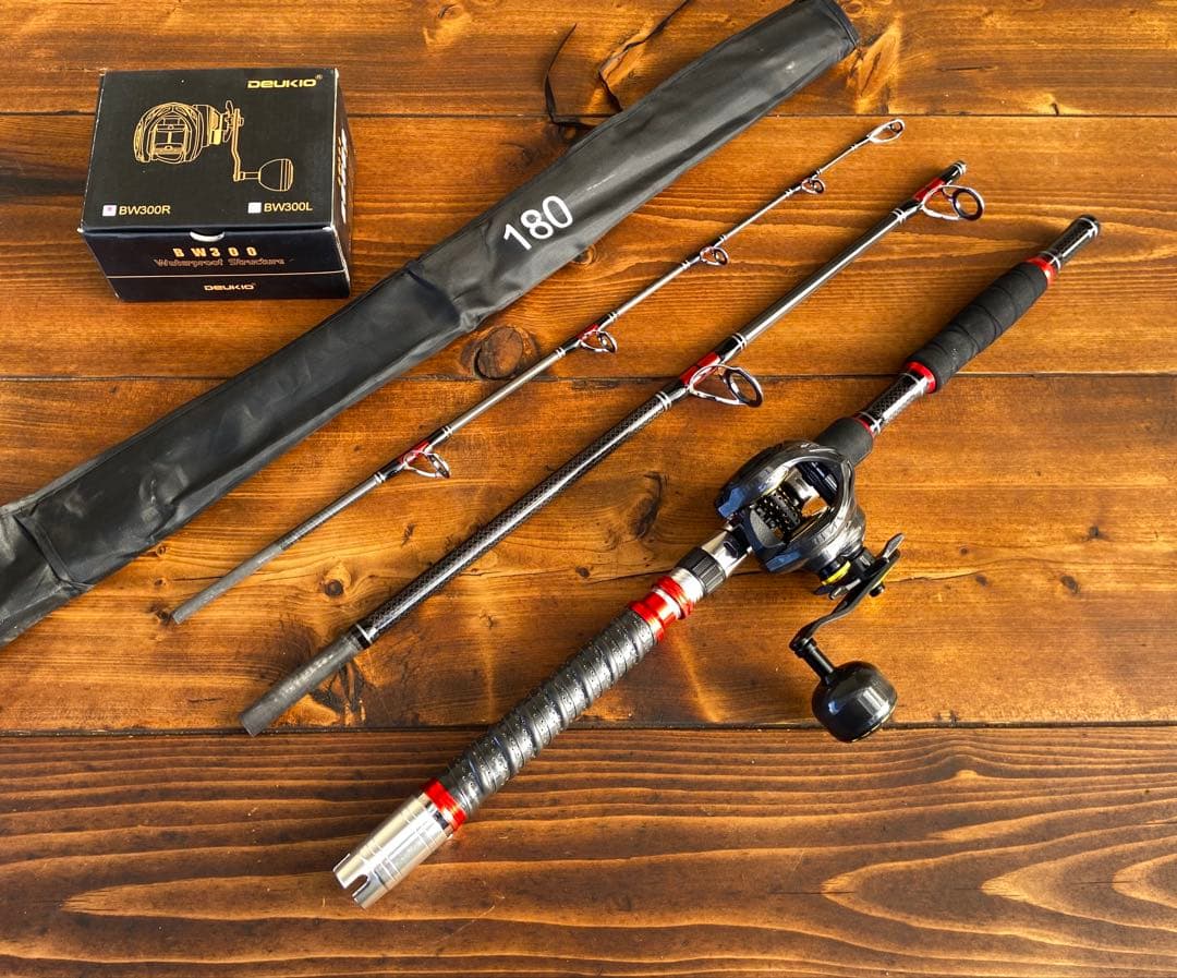 ジギングセット　ジギングロッド　大物対応　3ピースパックロッド　スロージギング
