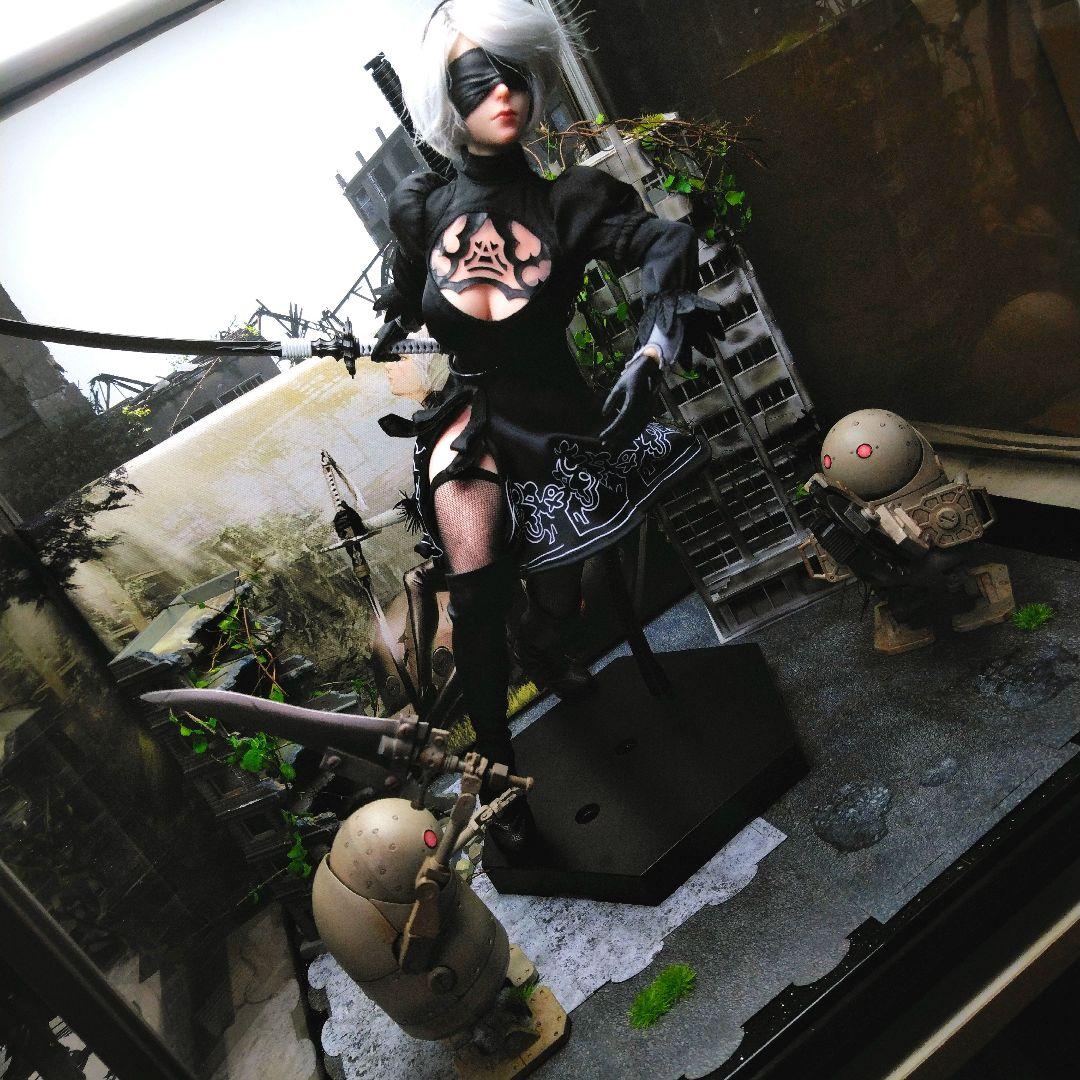 ジオラマ風 NieR:Automata ヨルハ2号B型 ドール フィギュア