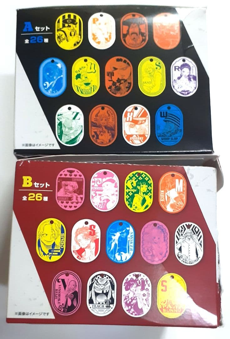 ワンピース 連載26周年記念 アクリルイニシャルキーホルダー BOX セット