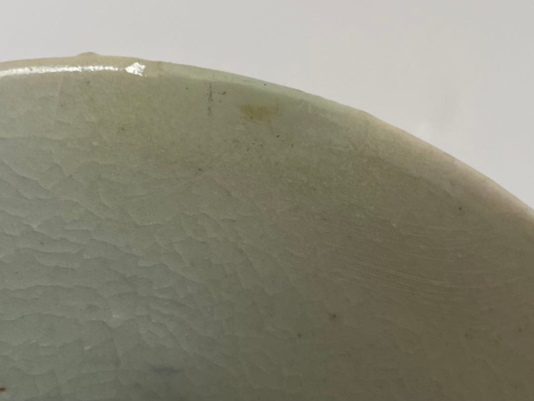 骨董　アンティーク　古伊万里　染付　蕎麦猪口　高台付　共色直しあり