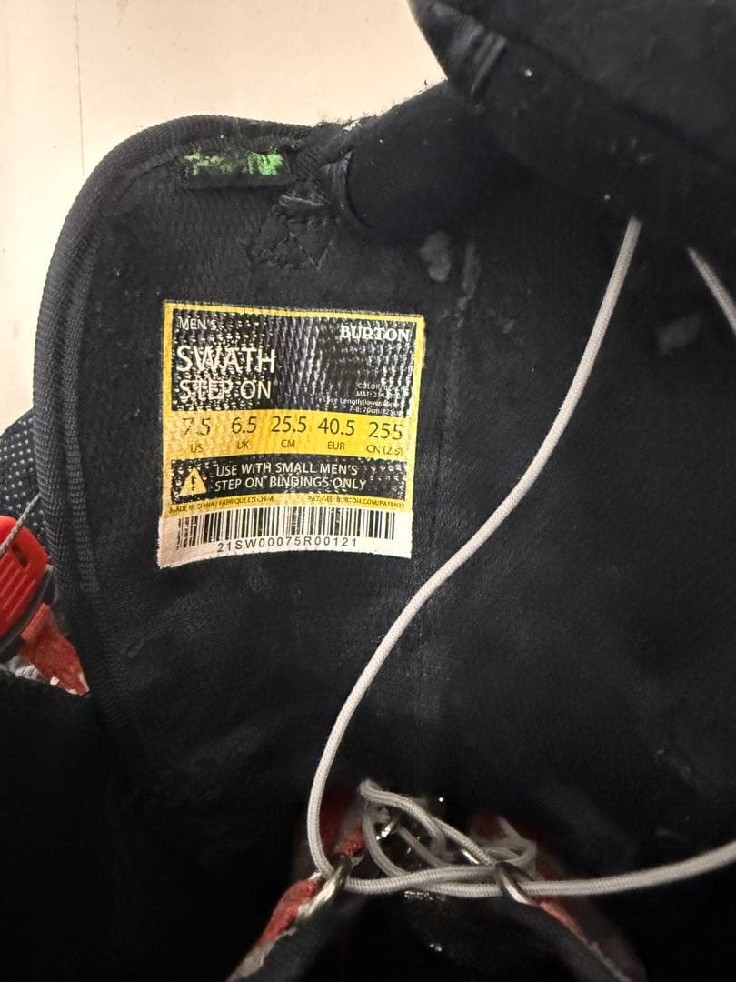 Burton swath + photon ステップオン　2足　インナーひとつ