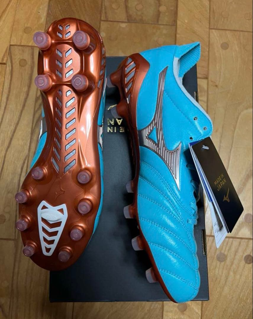 Mizuno モレリアNeo III ライトブルー スパイク