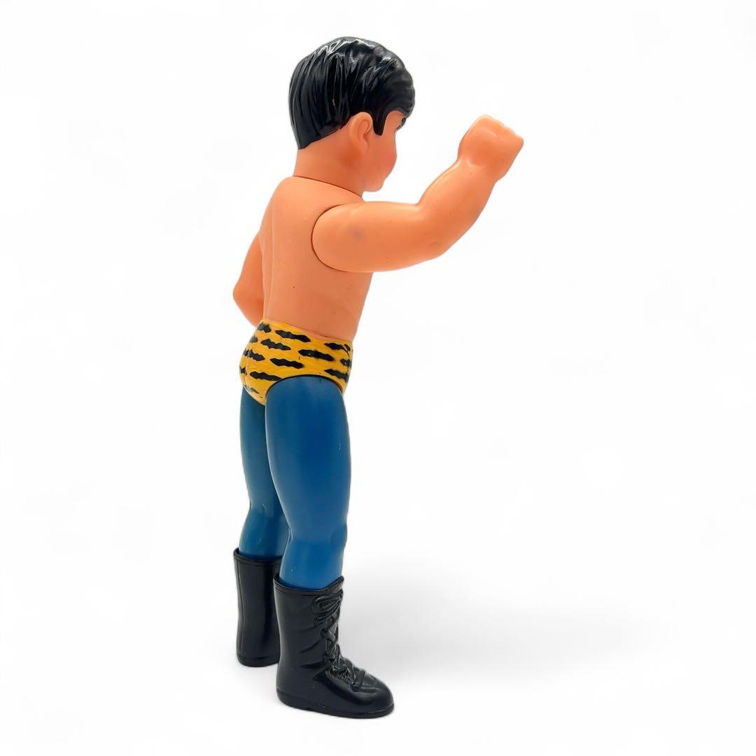 美品 中嶋製作所 タイガーマスク 面取れ スタンダードサイズ ソフビ ビンテージ