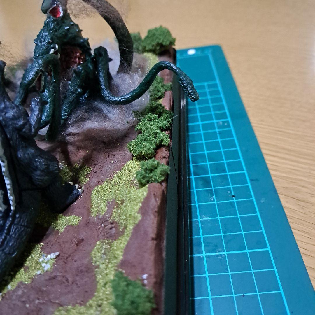 ジオラマ ゴシラ 対 ビオランテ