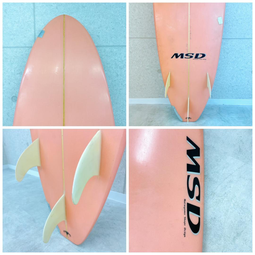 MSD サーフボード 7’3 ファンボード ケース・DAKINEリーシュ付き