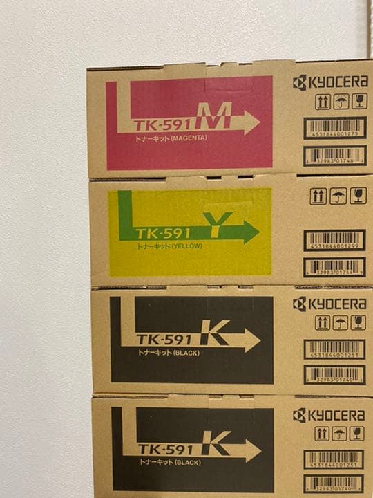 京セラ トナーキット ３色 マゼンタ/イエロー/ブラック×２