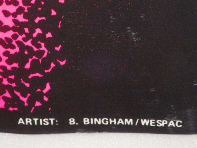 60'S★ブラックライトポスター★アート★ビンテージ★セクシー★ヒッピー