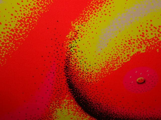 60'S★ブラックライトポスター★アート★ビンテージ★セクシー★ヒッピー