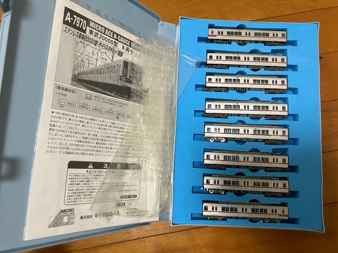 マイクロエース A-7970 東武20000型 8両セット ジャンク