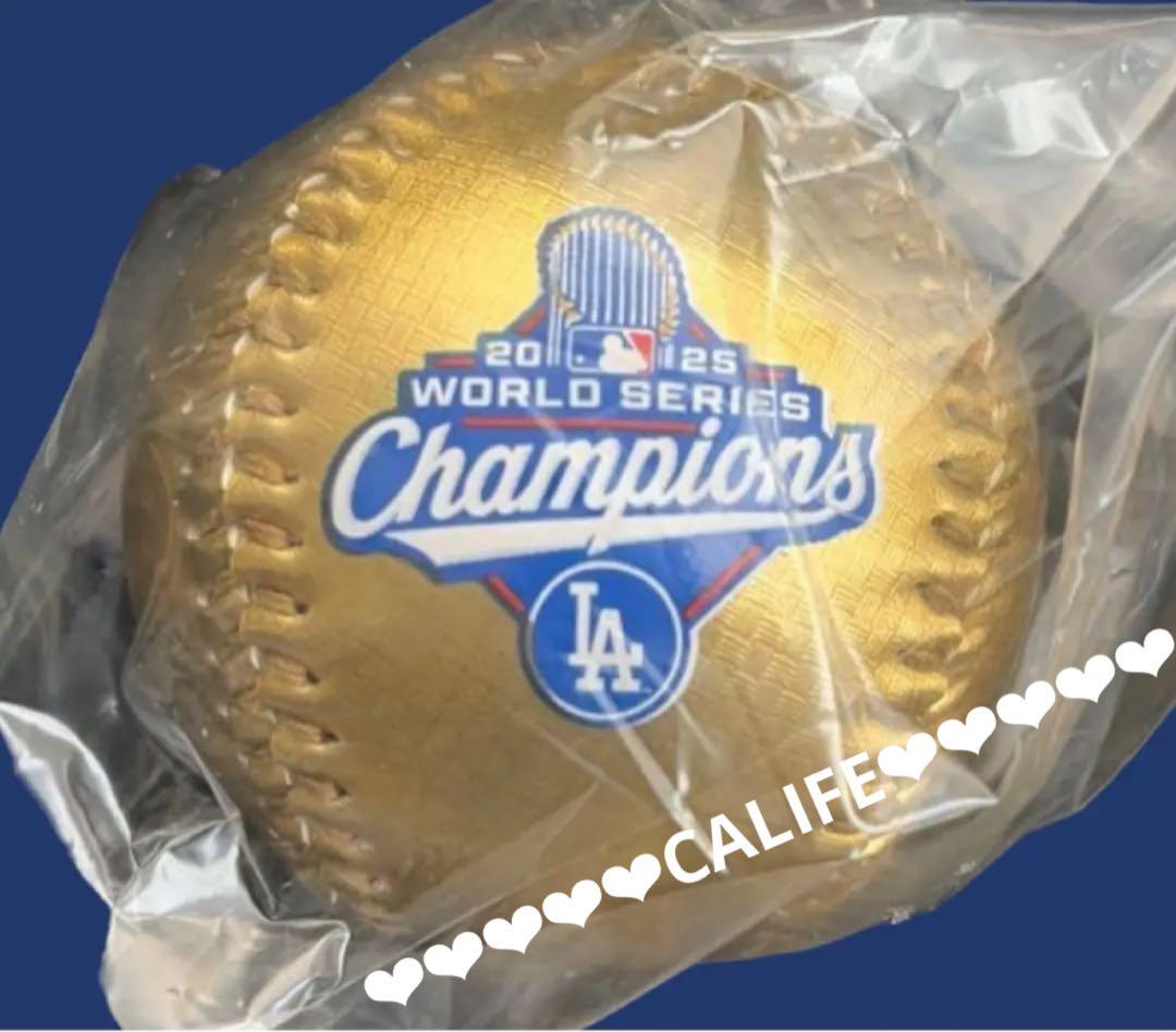 ロサンゼルス　ドジャース　ワールドチャンピオン　ボール　全選手サイン入り