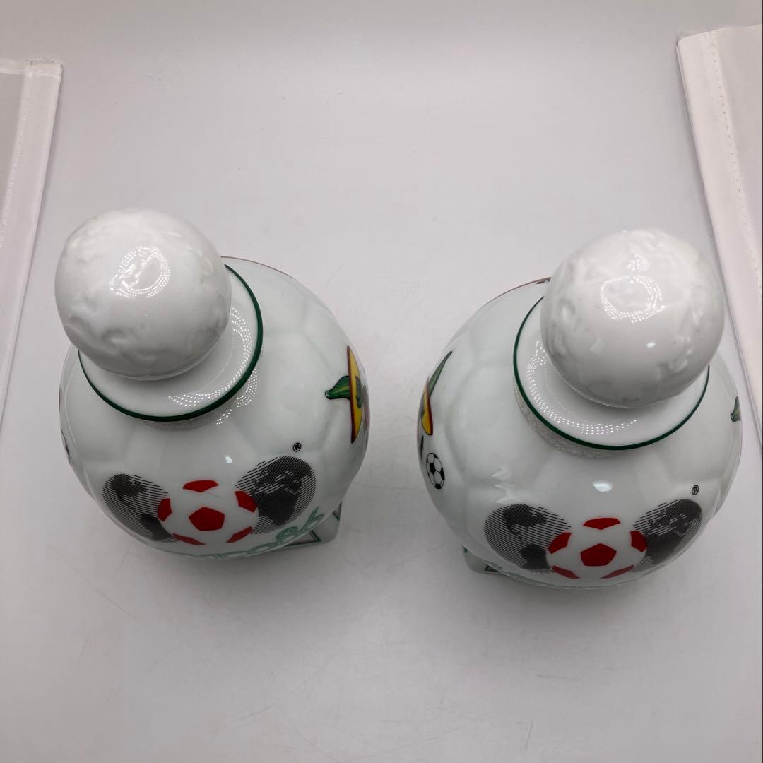 【未開栓】CAMUS メキシコ86 サッカー陶器ボトル 2本セット