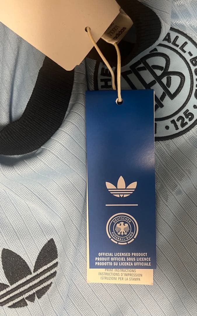 adidas originals ドイツ代表　125周年　GK 長袖　ユニ