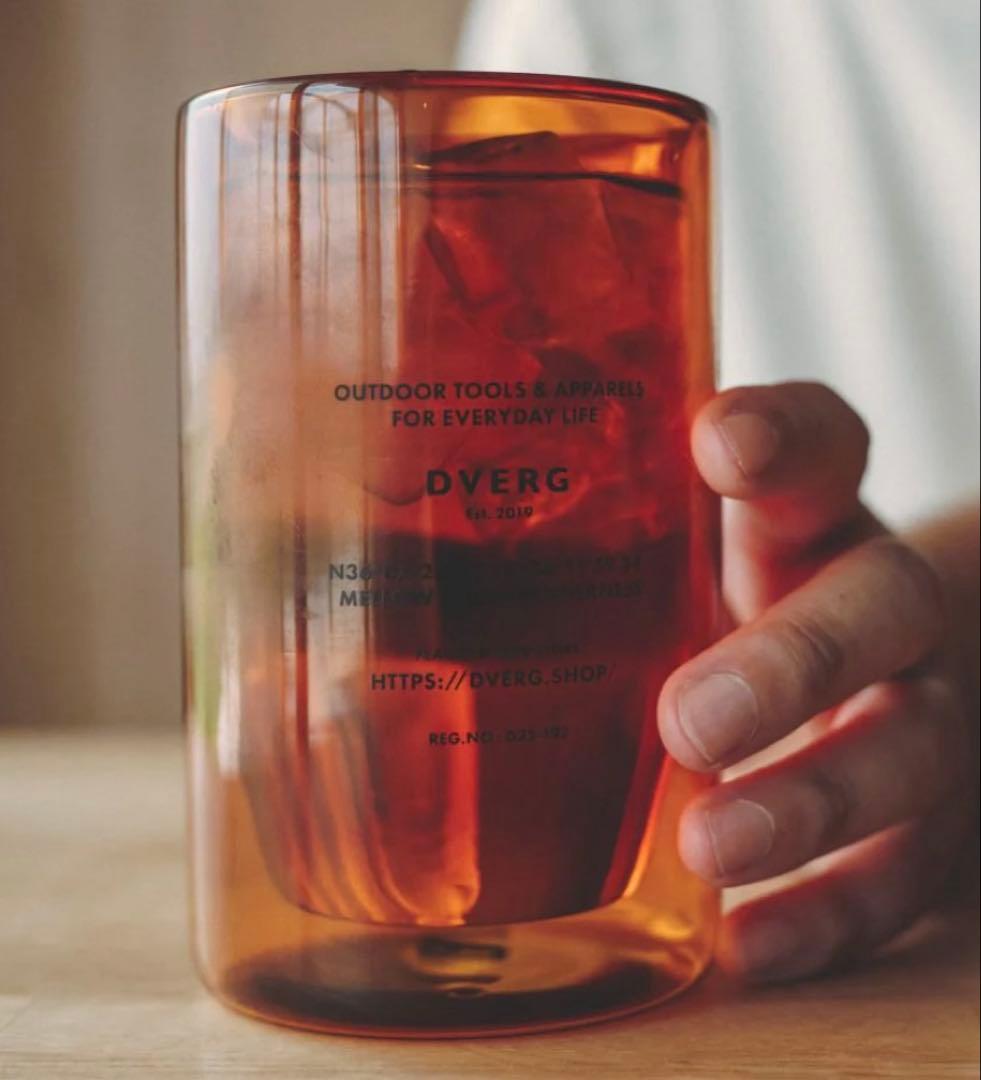 【DVERG】DOUBLE WALL TUMBLER アンバー 2個セット