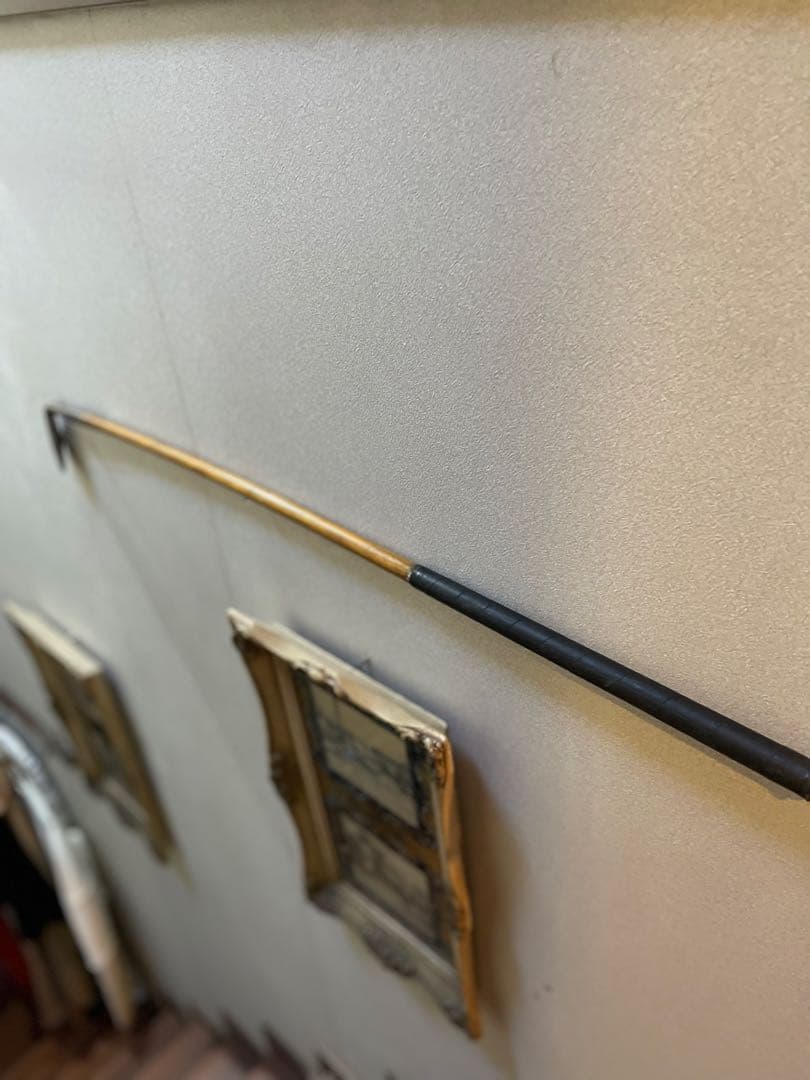 アンティーク　木製　ゴルフ　クラブ　ヒッコリー　アイアン　A　100年　アメリカ