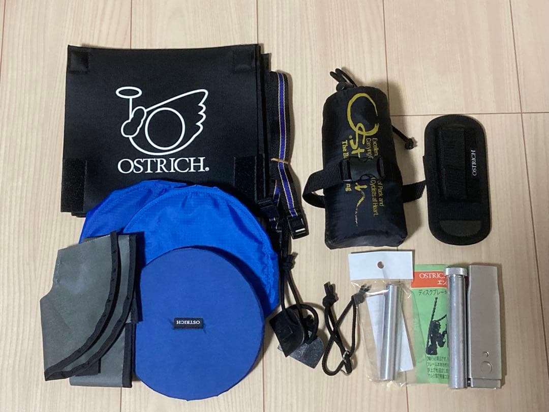 ロードバイク　ディスクブレーキ用輪行セット（オーストリッチ・R250）