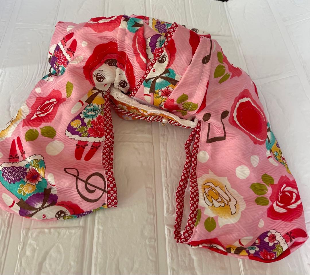 お着物　わんこ猫♡犬着物　お正月　七五三　振袖ひな祭り撮影会人気お人形柄