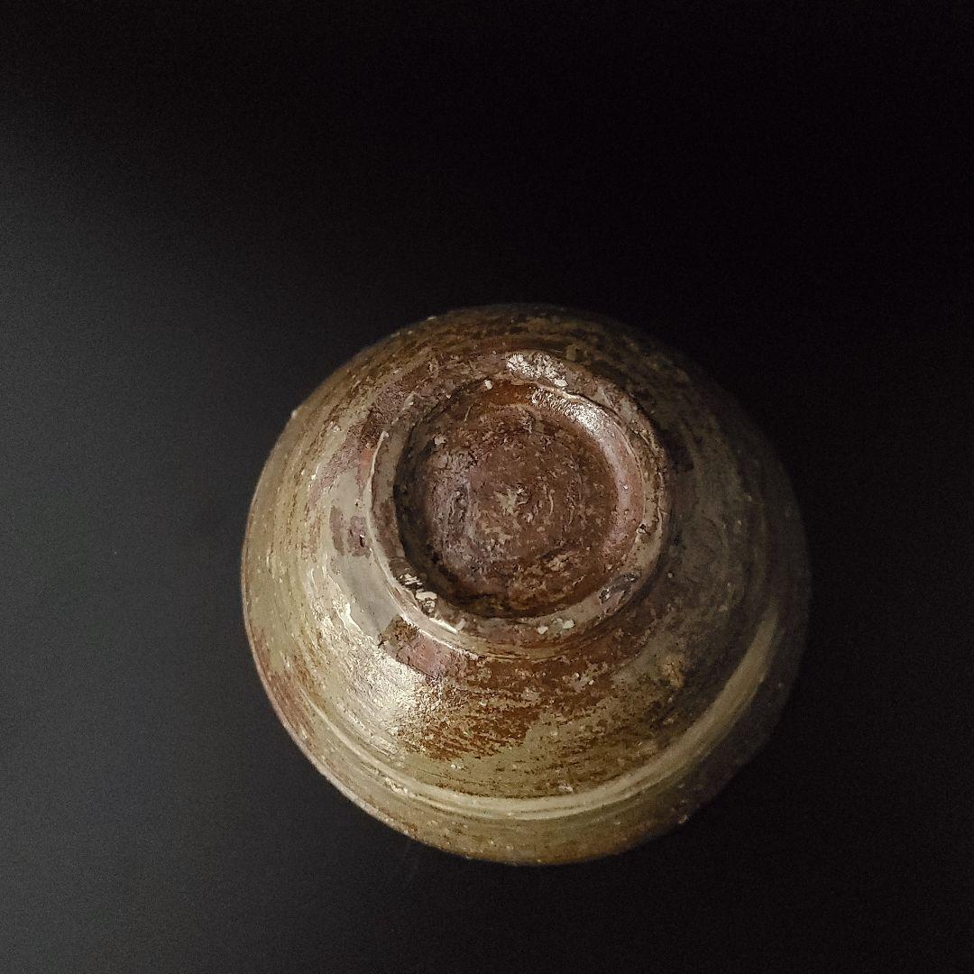 茶道具 出雲焼 イラボ 刷毛目 茶碗 11代 長岡空権 共箱 陶芸 伊羅保